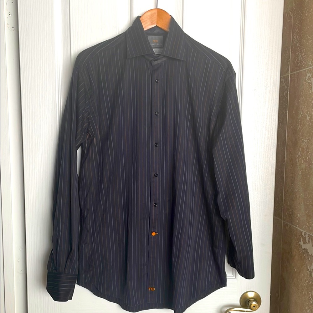 TD Thomas Dean -  long sleeve dress shirt